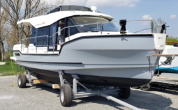 Suncamper 35 – majdnem új 2023 elektromos lakó / túrahajó céges értékesítés full