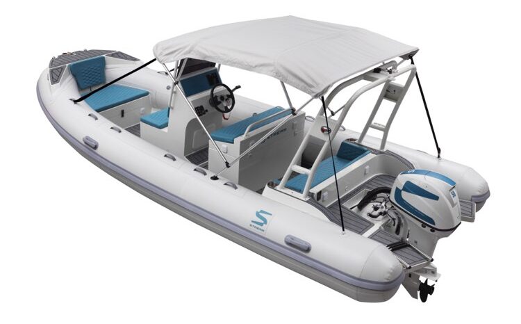 STREAM RIB 560 HAJÓ 30-50 LE ELEKTROMOS MOTORRAL full