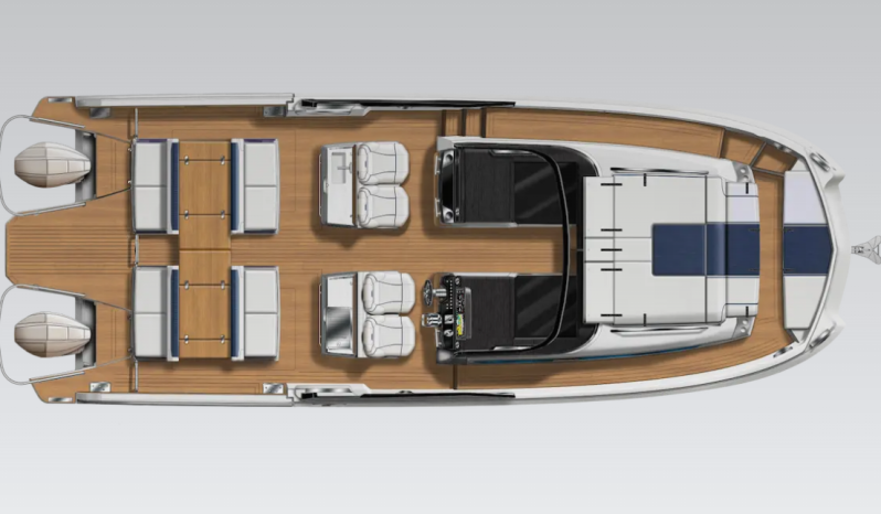 YOT 36 Luxus Katamarán – elektromos Power Catamaran – a Balatonon full