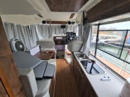 Suncamper 35 – elektromos lakóhajó + hajógenerátorral full